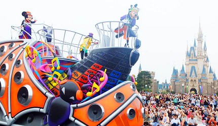 東京迪士尼樂園東京迪士尼海洋萬聖節遊行變裝
