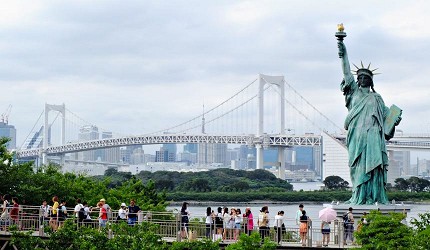 東京台場景點自由女神彩虹橋