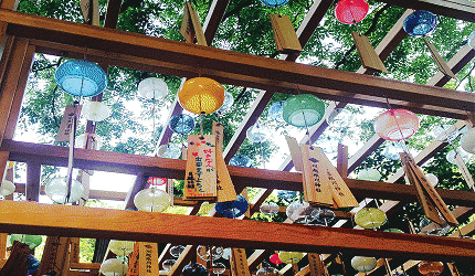 川越冰川神社緣結風鈴祭專屬的木製短冊
