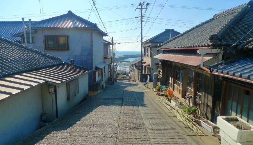 千葉縣銚子外川車站街道