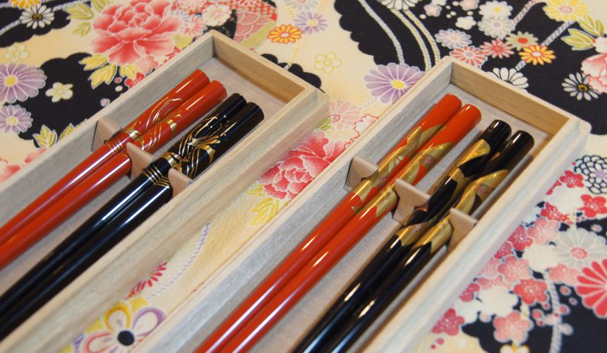 東京筷子專賣店「銀座夏野」的夫婦對筷