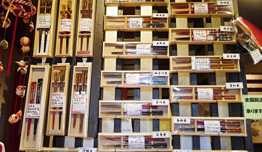 東京筷子專賣店「銀座夏野」的筷子來自日本各地職人之手