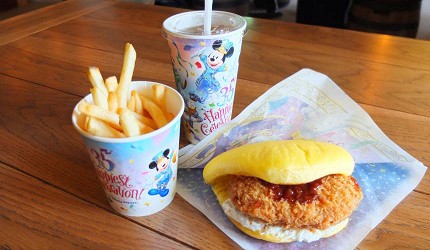 東京迪士尼樂園唐老鴨炸肉餅三明治