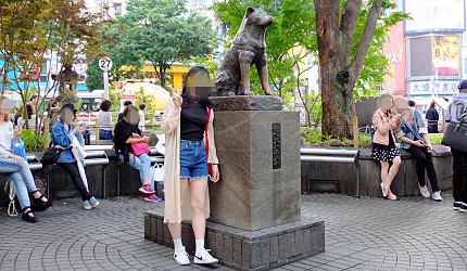 人氣地標忠犬八公像