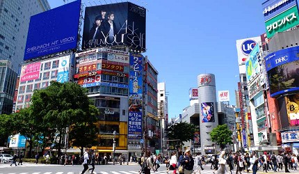 澀谷站前十字路口和主要商圈