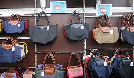 東京購物推薦上野多慶屋本館三樓名牌包精品Longchamp