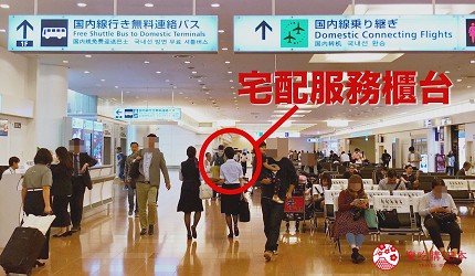 羽田機場行李寄送服務櫃檯