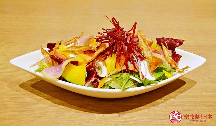 東京漢堡推薦「自由之丘BURGER」七色沙拉