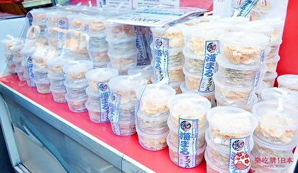 築地市場美食推薦「味の浜藤」的伴手禮海鮮薄脆片