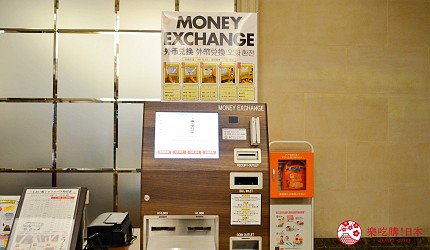 長野大都會大飯店24小時外幣兌換機