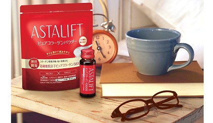 日本藥妝買膠原蛋白推薦ASTALIFT(艾詩緹)的「精純膠原蛋白」有粉末與直接喝的商品