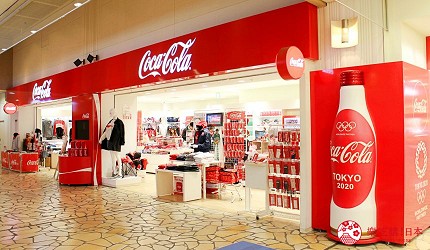 台場景點aqua city逛街購物Coca-Cola Store