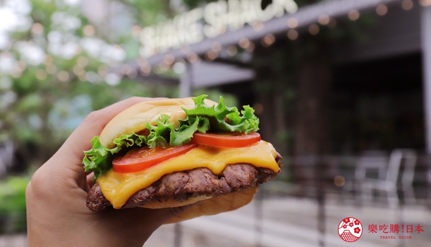 东京shakeshack汉堡外苑银杏并木店招牌汉堡shakeburger