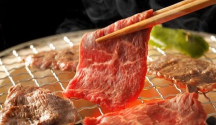 日本河口湖附近的日式燒肉午餐
