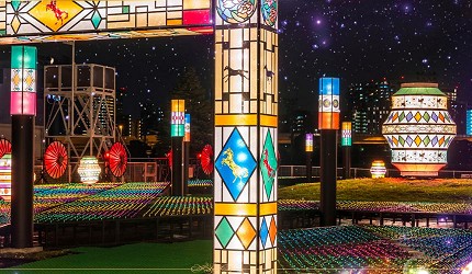 2019年去东京睇灯饰热点大井竞马场TOKYO MEGA ILLUMINATION 2019-2020会场内观