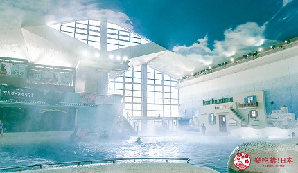 日本親子景點推薦推介箱根穿泳衣也能泡的合家歡溫泉水上樂園箱根小涌園 Yunessun的諸神的愛琴海區