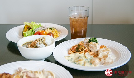 日本親子景點推薦推介箱根穿泳衣也能泡的合家歡溫泉水上樂園箱根小涌園 Yunessun的館外餐廳箱根小涌園 大文字露台的菜式