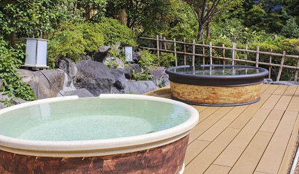 日本親子景點推薦推介箱根穿泳衣也能泡的合家歡溫泉水上樂園箱根小涌園 Yunessun的陶器溫泉